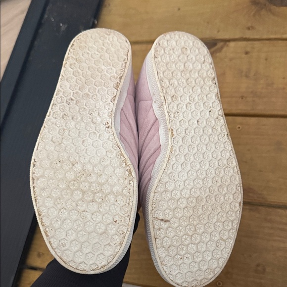 adidas Pink Suede Women's Casual Sneakers - Picture 3 of 5